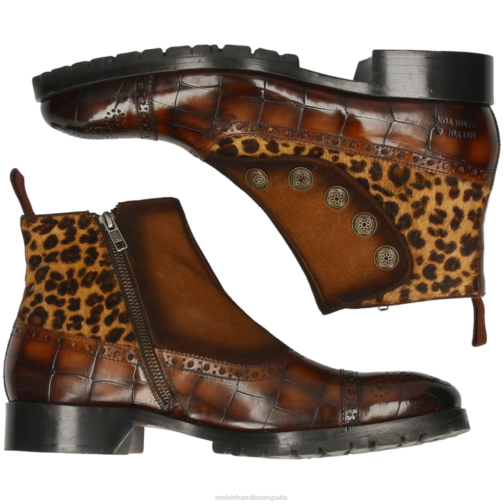 patricio 22 hombres Melvin & Hamilton marrón JRT492 botines