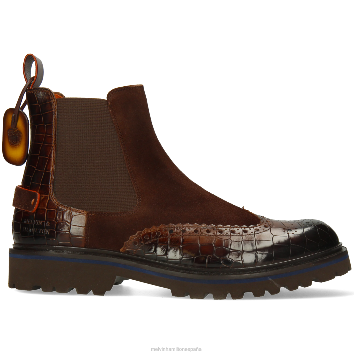 perforar 26 hombres Melvin & Hamilton marrón JRT4101 botines