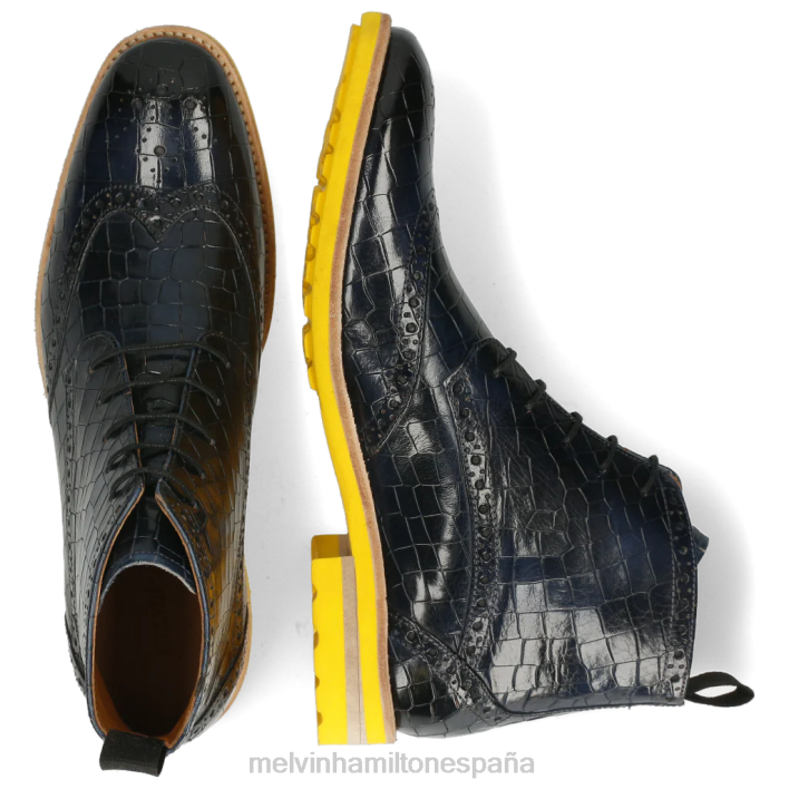 remolino 10 hombres Melvin & Hamilton azul JRT4148 botines