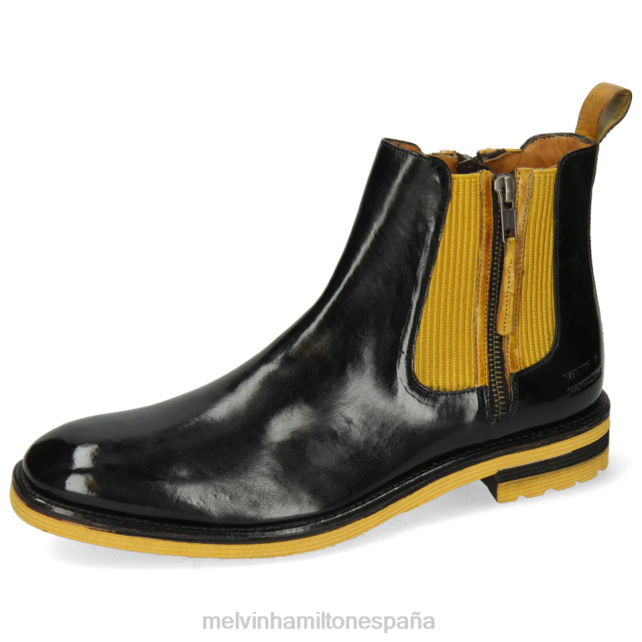 remolino 25 hombres Melvin & Hamilton negro JRT4134 botines