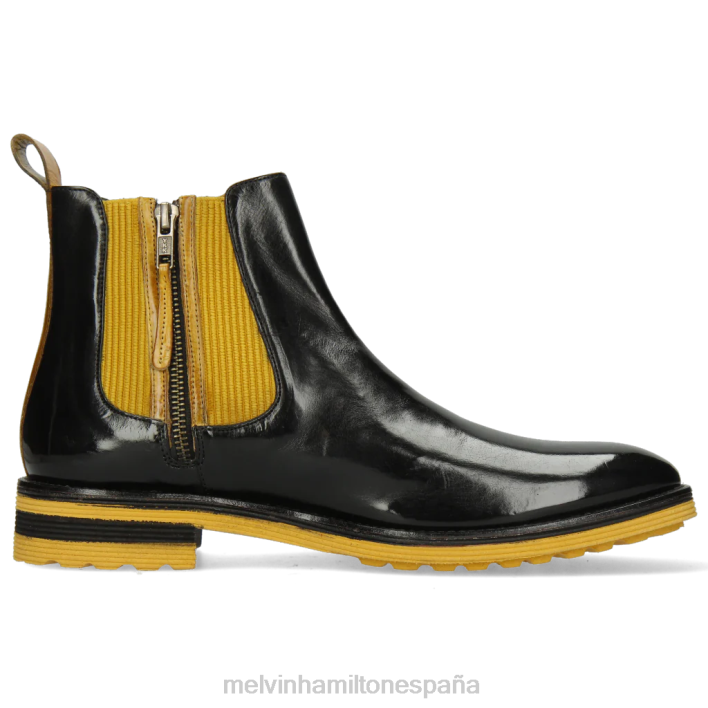 remolino 25 hombres Melvin & Hamilton negro JRT4134 botines