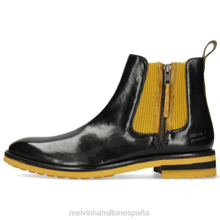 remolino 25 hombres Melvin & Hamilton negro JRT4134 botines