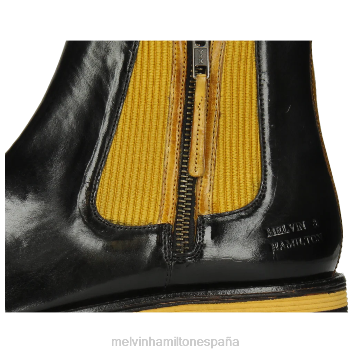 remolino 25 hombres Melvin & Hamilton negro JRT4134 botines