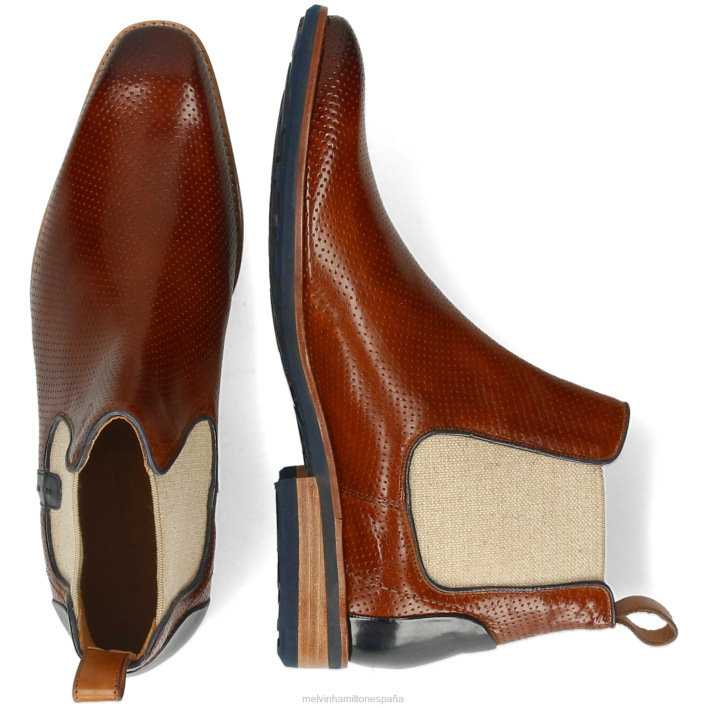 ryder 18 hombres Melvin & Hamilton marrón JRT436 botines