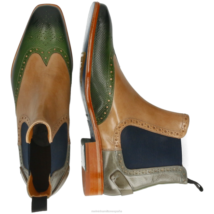 vínculo 3 hombres Melvin & Hamilton multi JRT412 botines