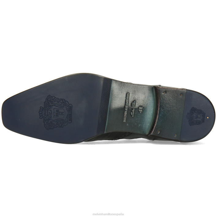 vínculo 3 hombres Melvin & Hamilton negro JRT425 botines