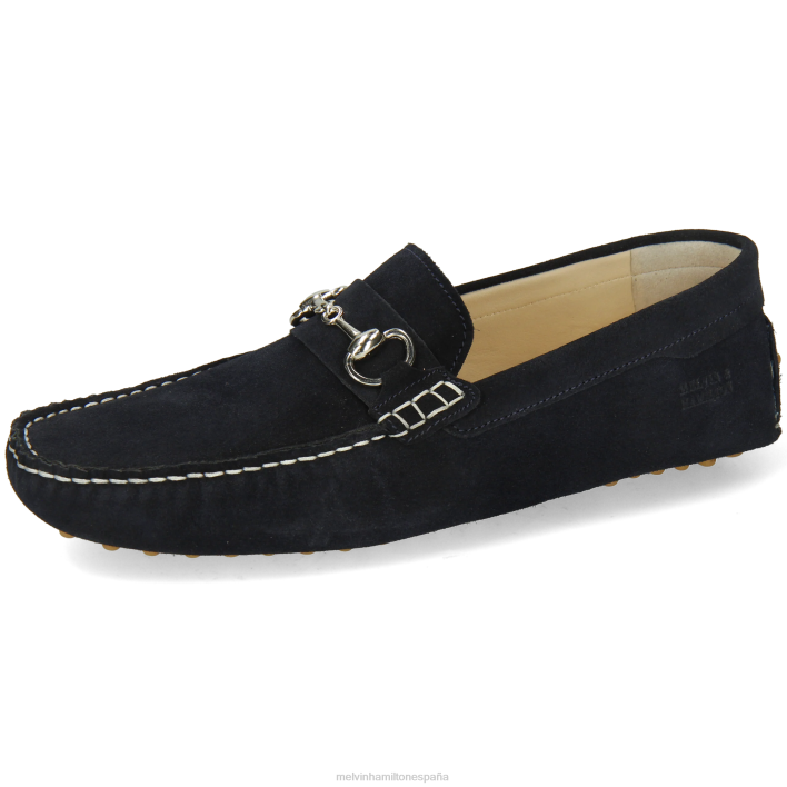 Nelson 16 hombres Melvin & Hamilton azul JRT4230 mocasines