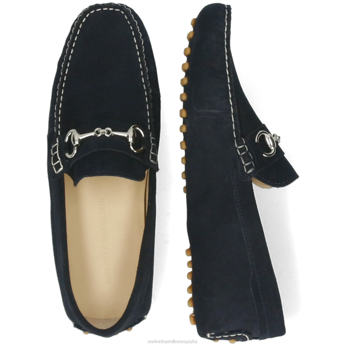 Nelson 16 hombres Melvin & Hamilton azul JRT4230 mocasines