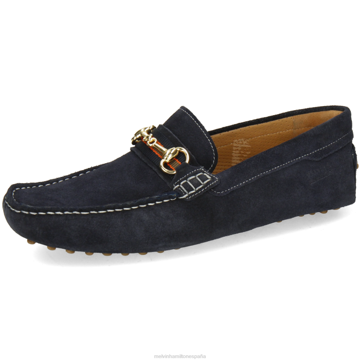 Nelson 16 hombres Melvin & Hamilton azul JRT4314 mocasines
