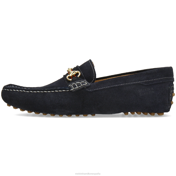 Nelson 16 hombres Melvin & Hamilton azul JRT4314 mocasines