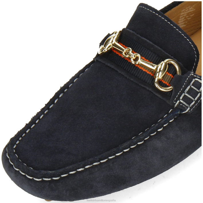 Nelson 16 hombres Melvin & Hamilton azul JRT4314 mocasines