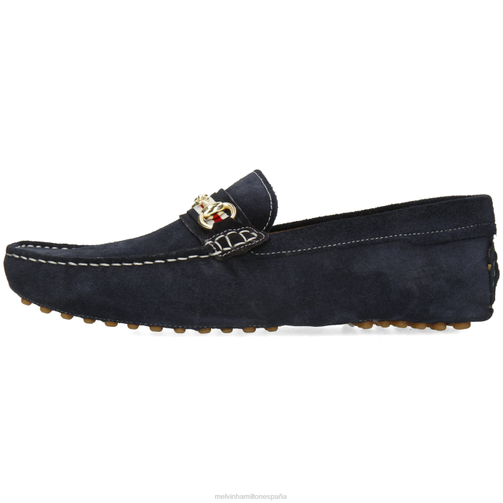 Nelson 16 hombres Melvin & Hamilton azul JRT4315 mocasines