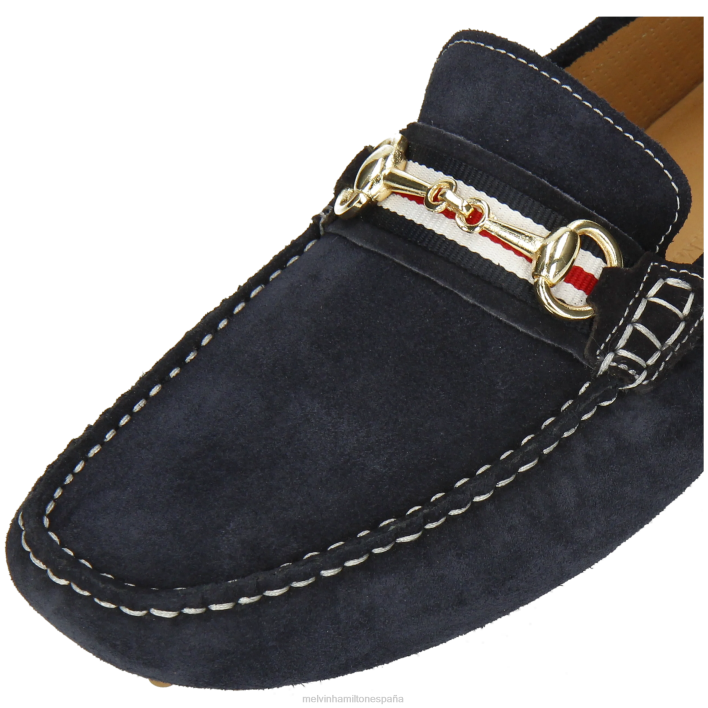 Nelson 16 hombres Melvin & Hamilton azul JRT4315 mocasines