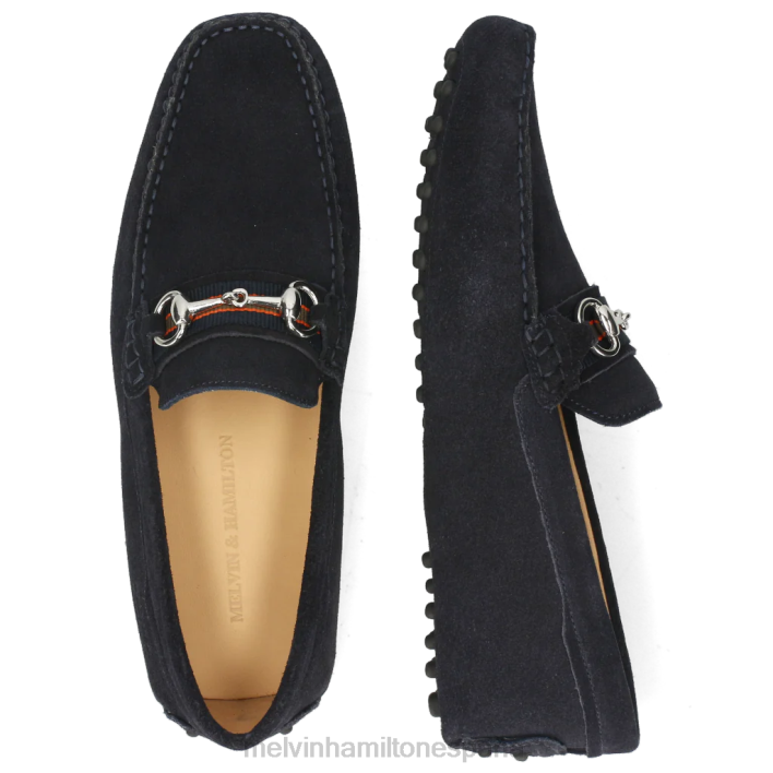 Nelson 16 hombres Melvin & Hamilton azul JRT4316 mocasines