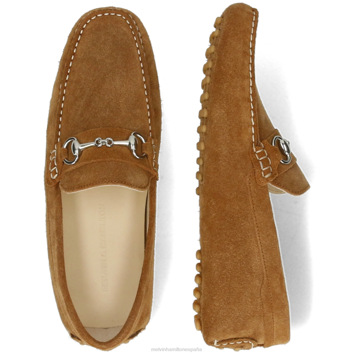 Nelson 16 hombres Melvin & Hamilton marrón claro JRT4256 mocasines