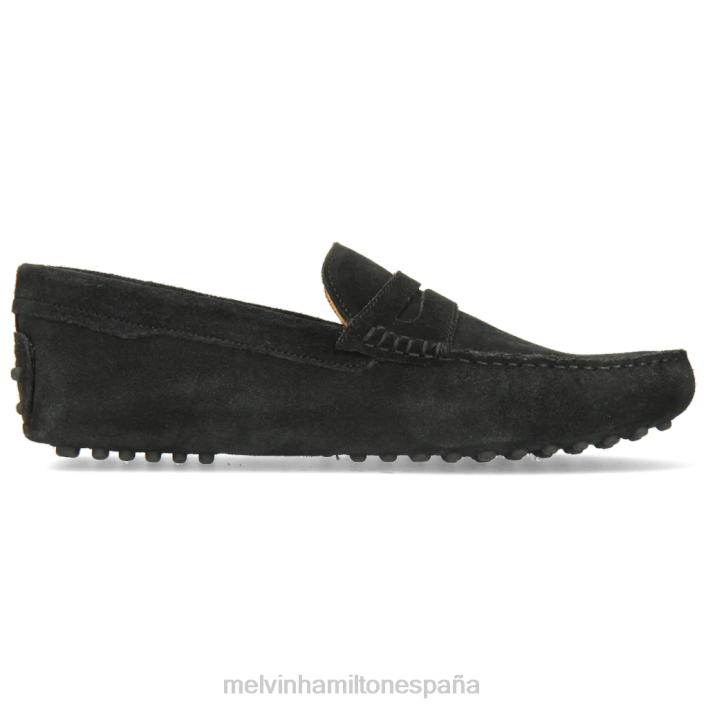 Nelson 2 hombres Melvin & Hamilton negro JRT4308 mocasines