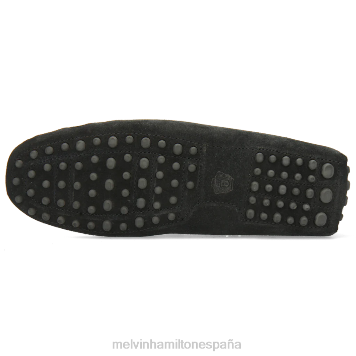 Nelson 2 hombres Melvin & Hamilton negro JRT4308 mocasines