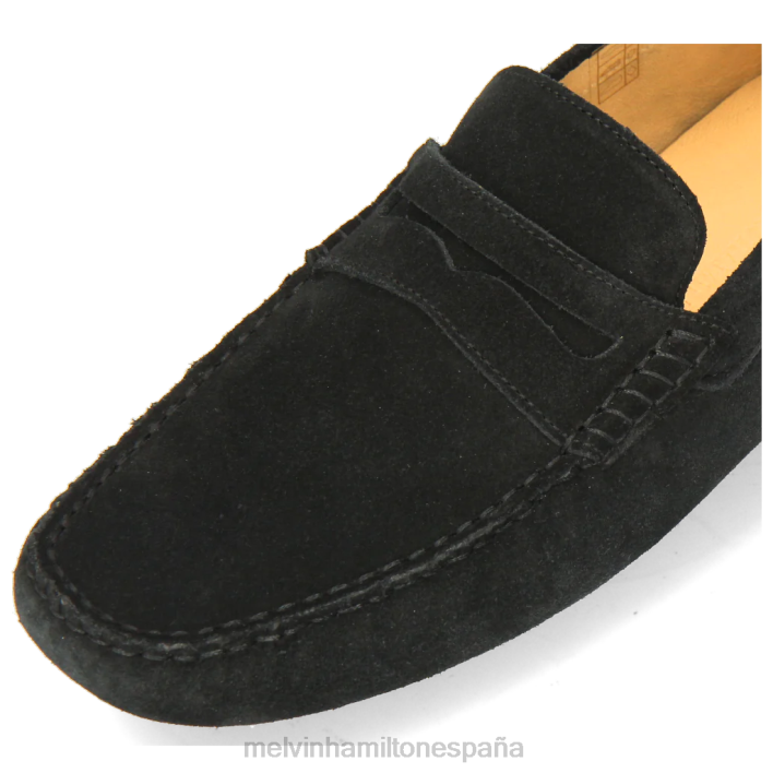 Nelson 2 hombres Melvin & Hamilton negro JRT4308 mocasines
