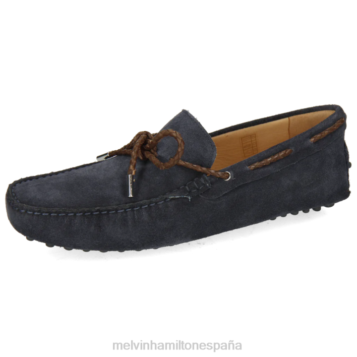 Nelson 3 hombres Melvin & Hamilton azul JRT4300 mocasines