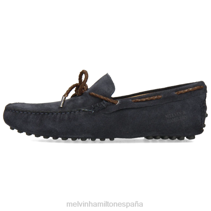 Nelson 3 hombres Melvin & Hamilton azul JRT4300 mocasines