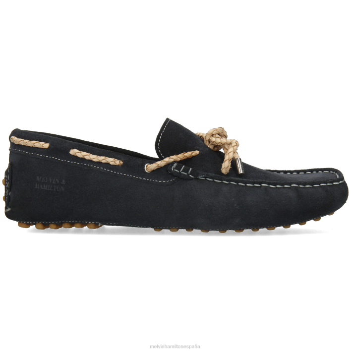 Nelson 3 hombres Melvin & Hamilton azul JRT4306 mocasines