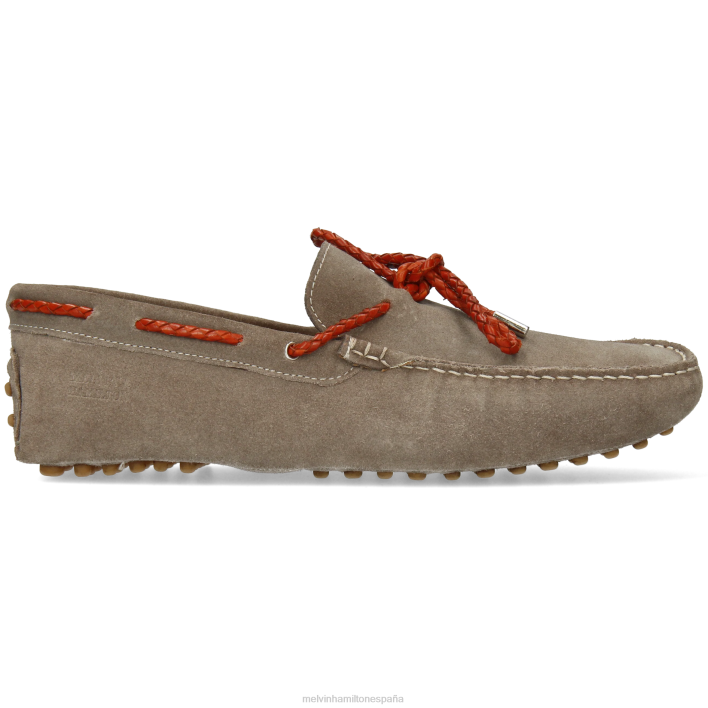 Nelson 3 hombres Melvin & Hamilton gris JRT4311 mocasines