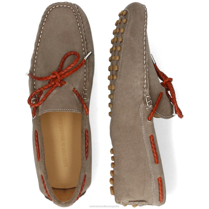 Nelson 3 hombres Melvin & Hamilton gris JRT4311 mocasines