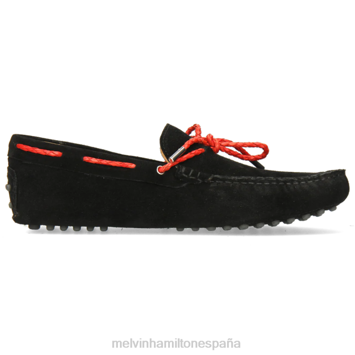 Nelson 3 hombres Melvin & Hamilton negro JRT4321 mocasines