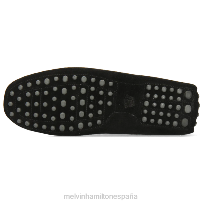Nelson 3 hombres Melvin & Hamilton negro JRT4321 mocasines