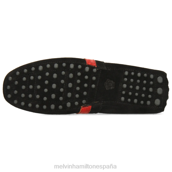 Nelson 6 hombres Melvin & Hamilton negro JRT4313 mocasines