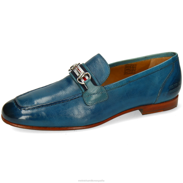 cliva 16 hombres Melvin & Hamilton azul JRT4240 mocasines
