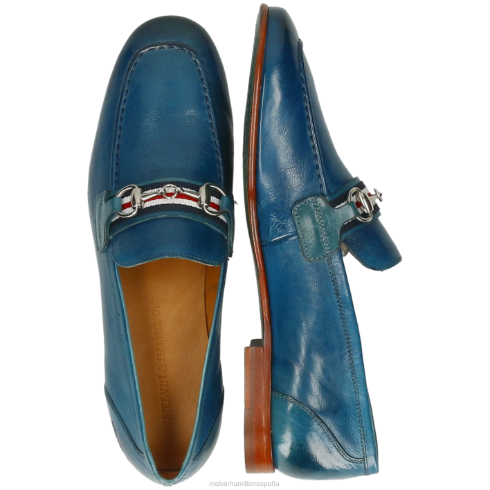 cliva 16 hombres Melvin & Hamilton azul JRT4240 mocasines