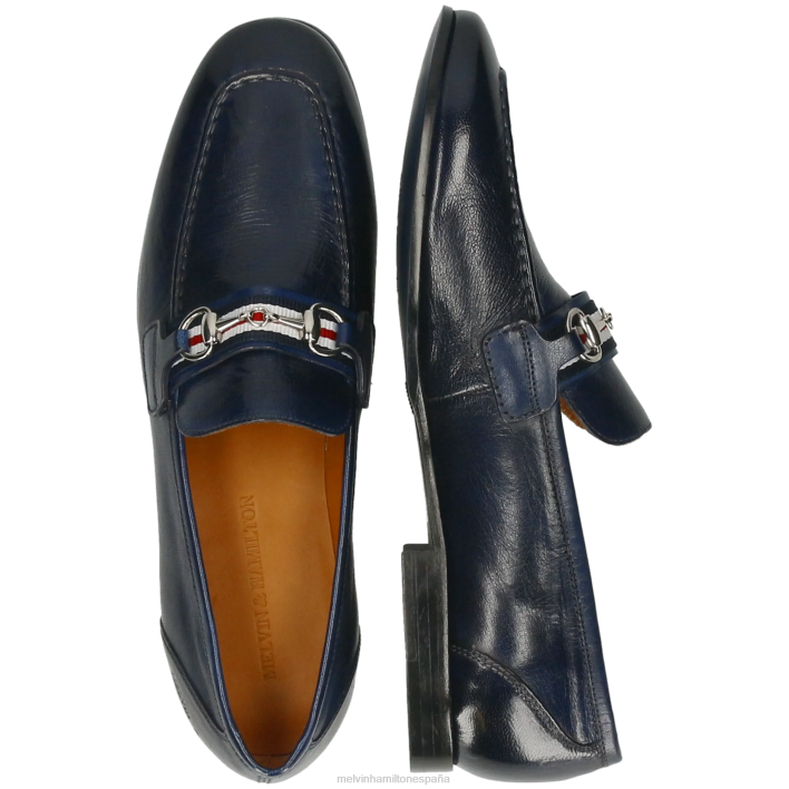 cliva 16 hombres Melvin & Hamilton azul JRT4254 mocasines