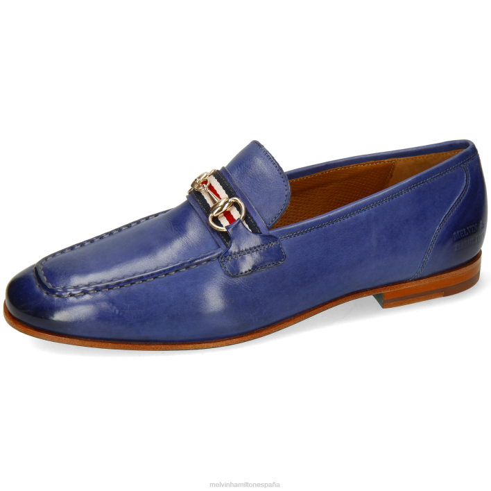 cliva 16 hombres Melvin & Hamilton azul JRT4257 mocasines
