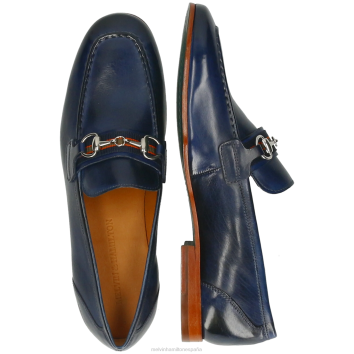 cliva 16 hombres Melvin & Hamilton azul JRT4259 mocasines