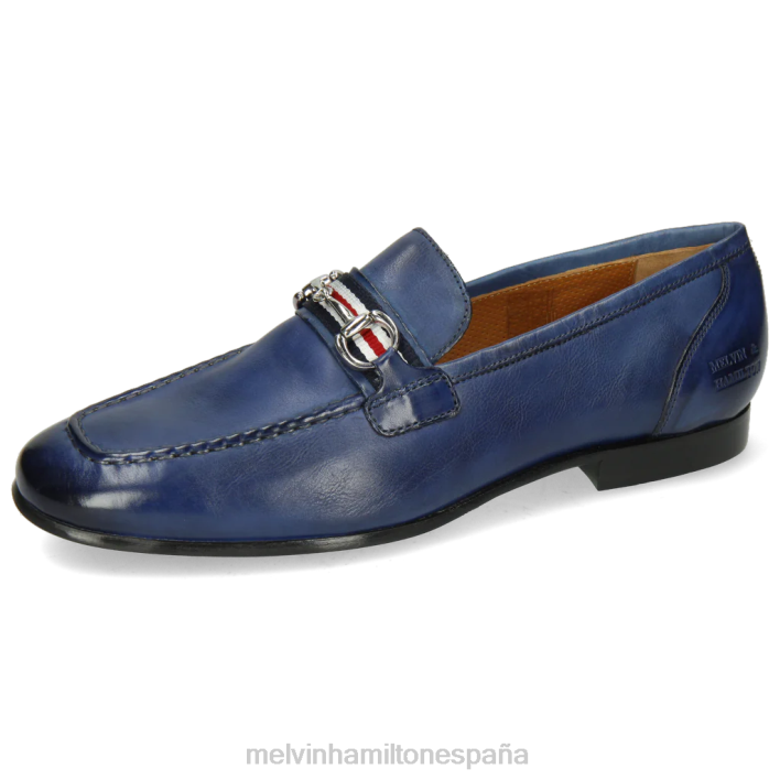 cliva 16 hombres Melvin & Hamilton azul JRT4285 mocasines
