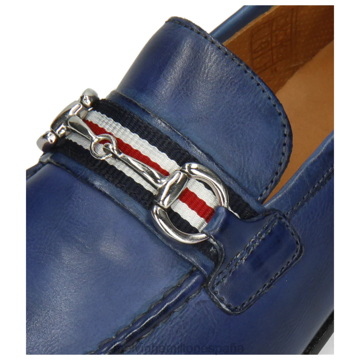 cliva 16 hombres Melvin & Hamilton azul JRT4285 mocasines