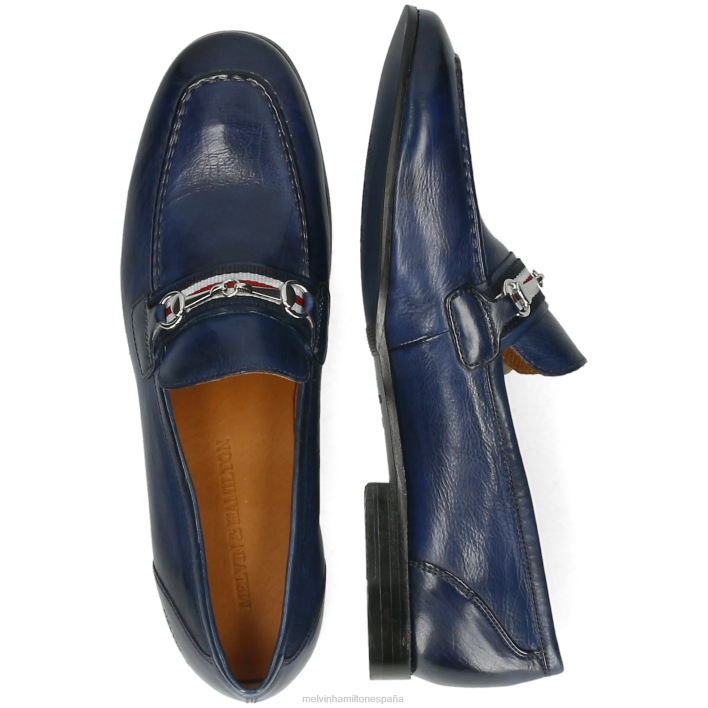 cliva 16 hombres Melvin & Hamilton azul JRT4299 mocasines