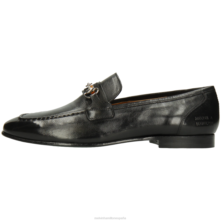 cliva 16 hombres Melvin & Hamilton negro JRT4235 mocasines