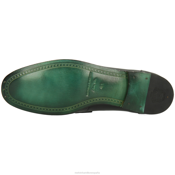 cliva 16 hombres Melvin & Hamilton negro JRT4235 mocasines