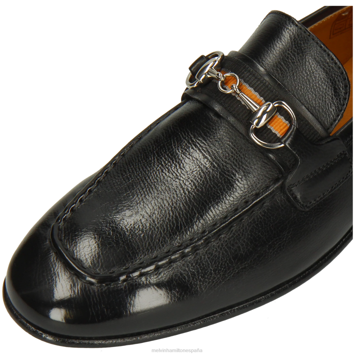 cliva 16 hombres Melvin & Hamilton negro JRT4235 mocasines
