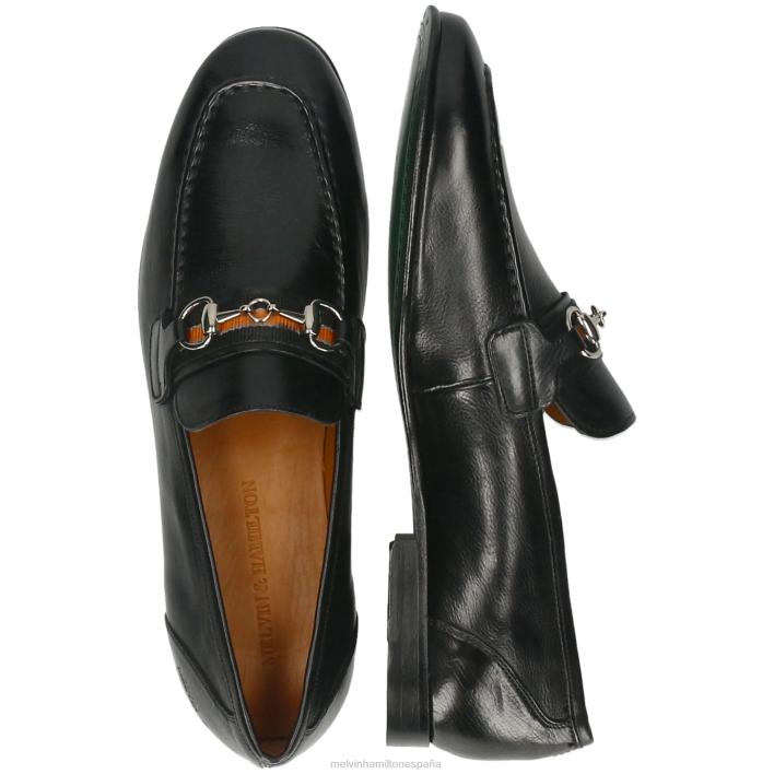 cliva 16 hombres Melvin & Hamilton negro JRT4235 mocasines
