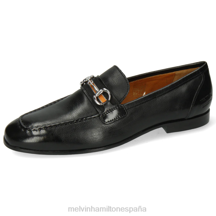 cliva 16 hombres Melvin & Hamilton negro JRT4284 mocasines