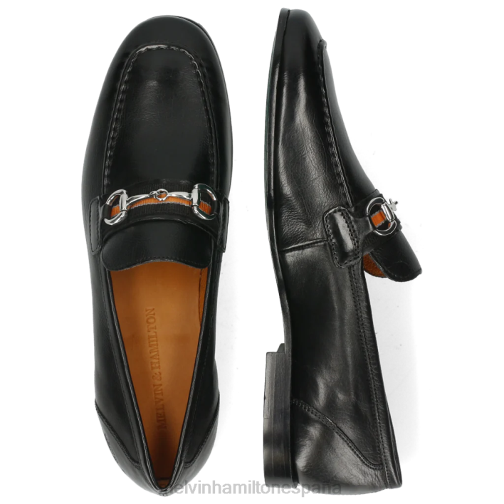 cliva 16 hombres Melvin & Hamilton negro JRT4284 mocasines