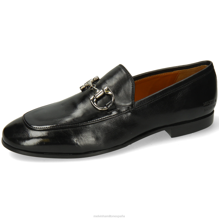 cliva 1 hombres Melvin & Hamilton negro JRT4220 mocasines