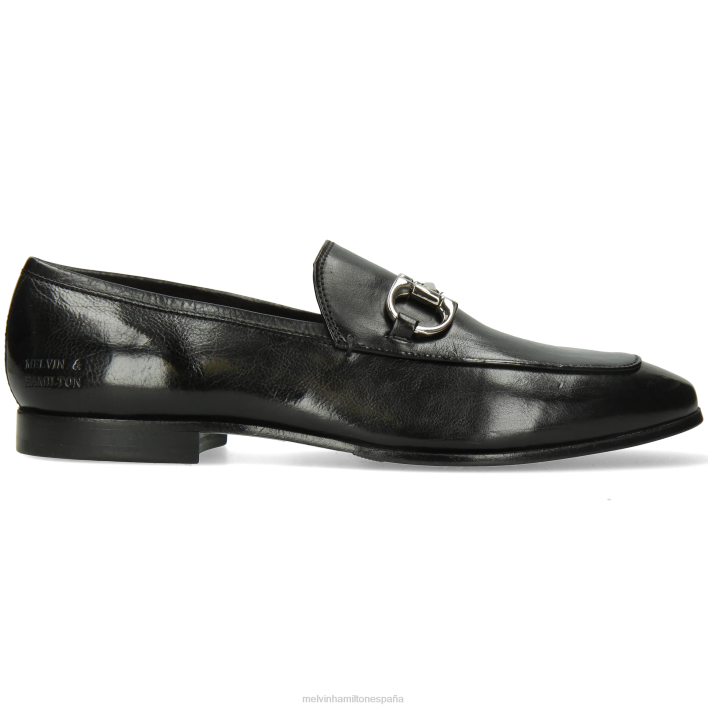 cliva 1 hombres Melvin & Hamilton negro JRT4220 mocasines