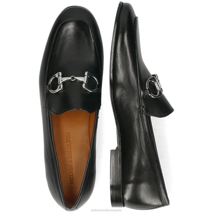 cliva 1 hombres Melvin & Hamilton negro JRT4281 mocasines
