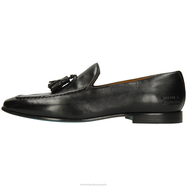 cliva 20 hombres Melvin & Hamilton negro JRT4237 mocasines
