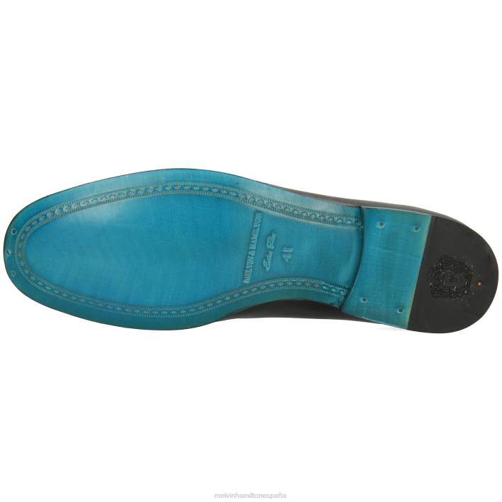 cliva 20 hombres Melvin & Hamilton negro JRT4237 mocasines