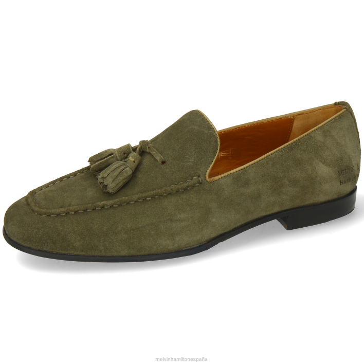 cliva 20 hombres Melvin & Hamilton verde JRT4222 mocasines